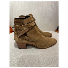 SAINT LAURENT Botines T.EU 37 Ante