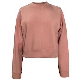 Acne Studios Rundhals-Pullover aus rosa Baumwolle