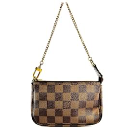 LOUIS VUITTON Mini Pochette Accessori Damier Ebene
