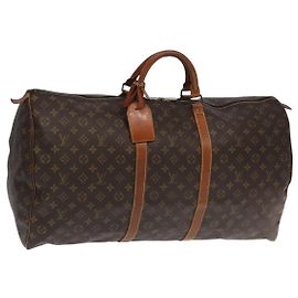LOUIS VUITTON Monogram Keepall 60 Borsa Boston M41422 LV Auth 104630