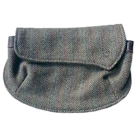 Clutch in tweed marrone MARNI in buone condizioni