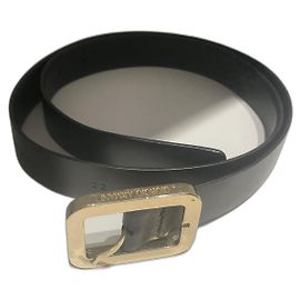 Cintura Giorgio Armani in pelle nera
