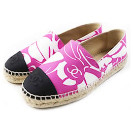 Espadrillas in tela di juta Chanel COCO Mark 36