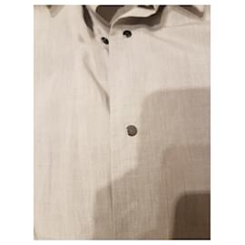 Camisa Thierry Mugler Doble Retorcido gris de algodón