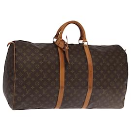 LOUIS VUITTON Monogram Keepall 60 Borsa Boston M41422 LV Auth 101679