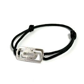 Bulgari Bracciale in corda Paretenci da uomo Bvlgari in argento