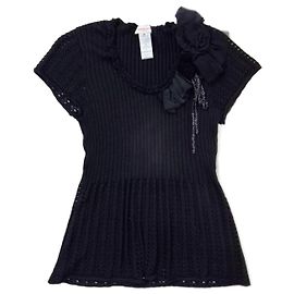 Suéter de seda negra Christian Lacroix Bazar