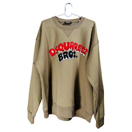 Sweatshirt Dsquared2 Bros. Col rond coton 16 ans
