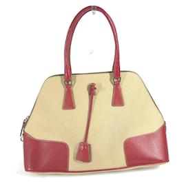 Borsa a mano Prada BN0081 in placca triangolare bicolore
