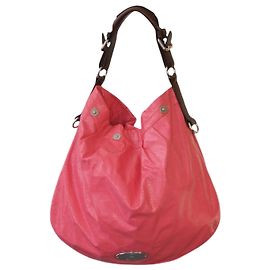 Borsa hobo Mulberry Mitzy in pelle verniciata rosa
