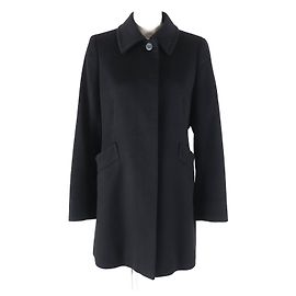 Casaco sob medida em cashmere Cupra Aquascutum preto para mulheres
