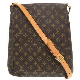 Borsa a Spalla Louis Vuitton Musette M51256 Monogramma Marrone