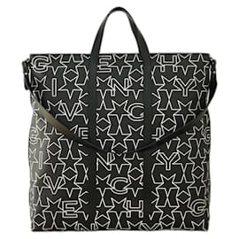 Borsa weekender Givenchy stampa stelle nero e bianco in pelle