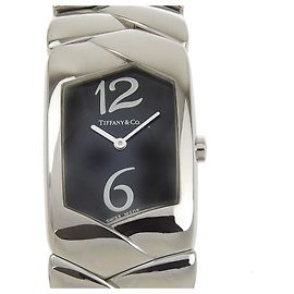 Tiffany & Co Tiffany Tesoro Quarz Uhr aus Edelstahl