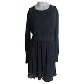 Vestido negro de poliéster See by Chloé