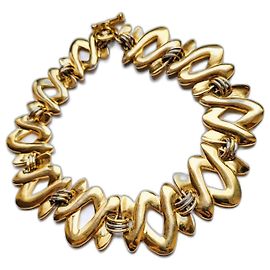Collana Choker Christian Dior in Metallo Dorato