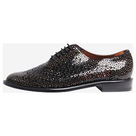 Robert Clergerie Scarpe nere in vernice tagliate al laser - taglia EU 37