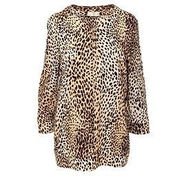 Top de estampado de leopardo Valentino Miss V
