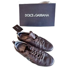 Dolce & Gabbana Chiusura DG marrone argentata