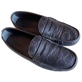 Mocassini Gucci Marmont in pelle nera