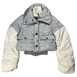 Giacca Chanel Sport in cotone grigio 36