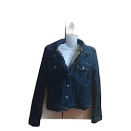 Chaqueta de mezclilla azul Twin Set