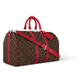 LV Keepall 45 cm rouge et monogramme - Louis Vuitton