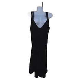 Vestido elegante exclusivo Aspesi de Lawrence Steele en lana talla 42 it