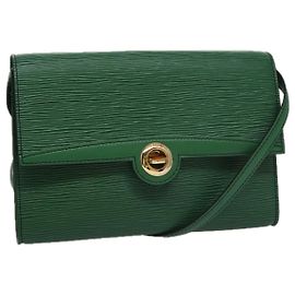 LOUIS VUITTON Epi Pochette Arche Schultertasche Grün M52574 LV Auth 104383