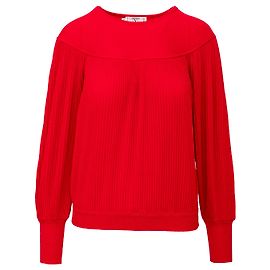 Top de punto plisado Valentino Studio