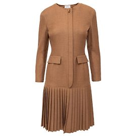 Vestido de lana plisado Valentino Boutique