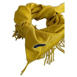 Sciarpa triangolare Burberry in cashmere gialla