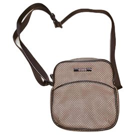 Autre Marque Tous Brown Canvas Crossbody Bag