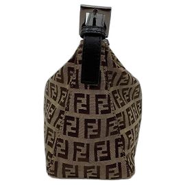 Borsa Baguette Fendi Zucca Zucchino Marrone