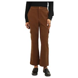 Autre Marque Pantalones utilitarios de pana marrón - talla XS