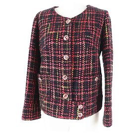 Chanel Tweed No Collar Jacket P73176