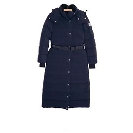 Burberry Schwarzer gepolsterter Gürtel Eppingham Mantel