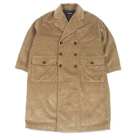 Abrigo acolchado de pana de doble botonadura Dolce & Gabbana