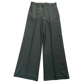 Ralph Lauren Weite Hosen mit Smoking-Details