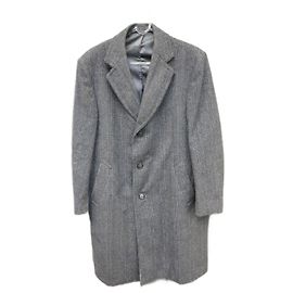 Cappotto uomo inconnue in lana grigio principe di galles