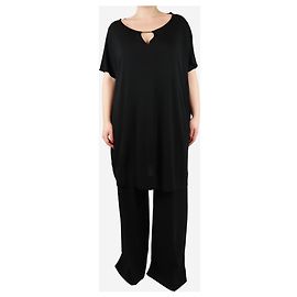 Diane Von Furstenberg Vestito nero a sottoveste - taglia M
