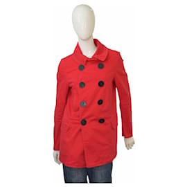 Dsquared2 Rote Baumwolljacke Doppelreiher
