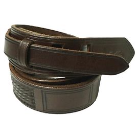 Autre Marque Rooster King & Co. N.HOOLYWOOD Old Style Gürtel ohne Schnalle aus Leder