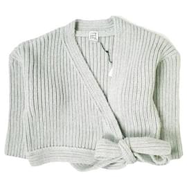 Baserange MEA WRAP Strickjacke aus recycelter Wolle - Autre Marque
