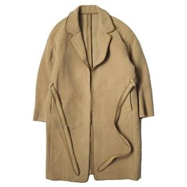 Autre Marque Casaco Melton Pile Cut 45R Camelo