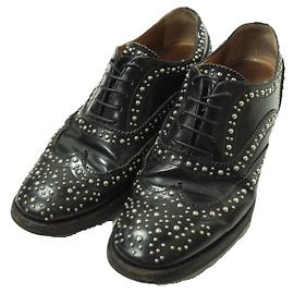 Schwarze MET Wingtip-Schuhe von Church's in Burwood