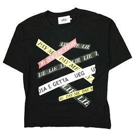 Autre Marque Camiseta oversize de algodón UEG