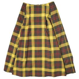 Autre Marque Falda larga de cuadros Check de la filosofía MACKINTOSH