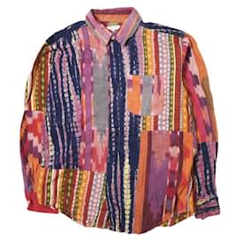 Chemise en coton à col combo Engineered Garments - Autre Marque