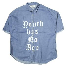 Autre Marque Camicia a maniche corte in denim GOODBETTERBEST